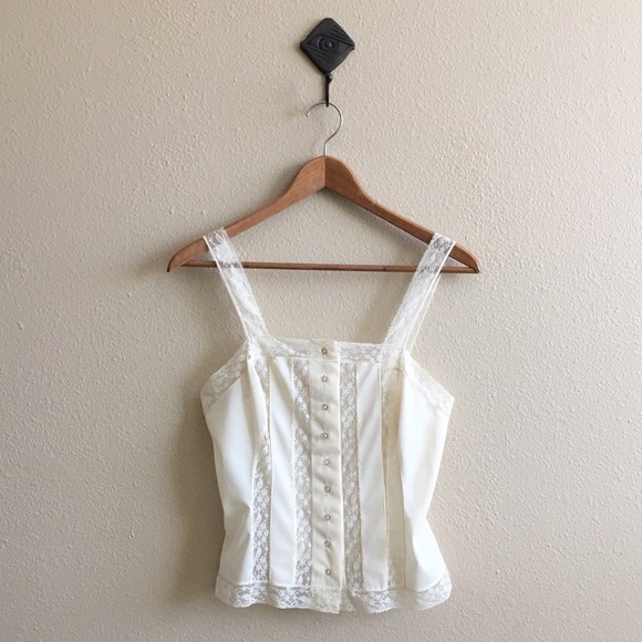 Vintage Tops - ’70s / Lace Camisole
